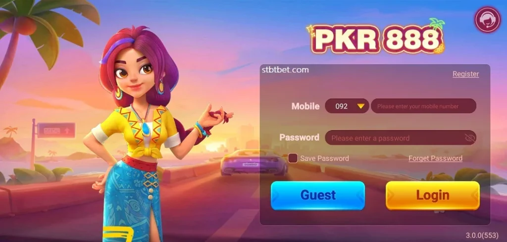 pkr 888 game login