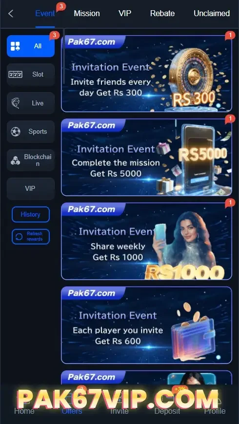 PAK67 VIP Game Image